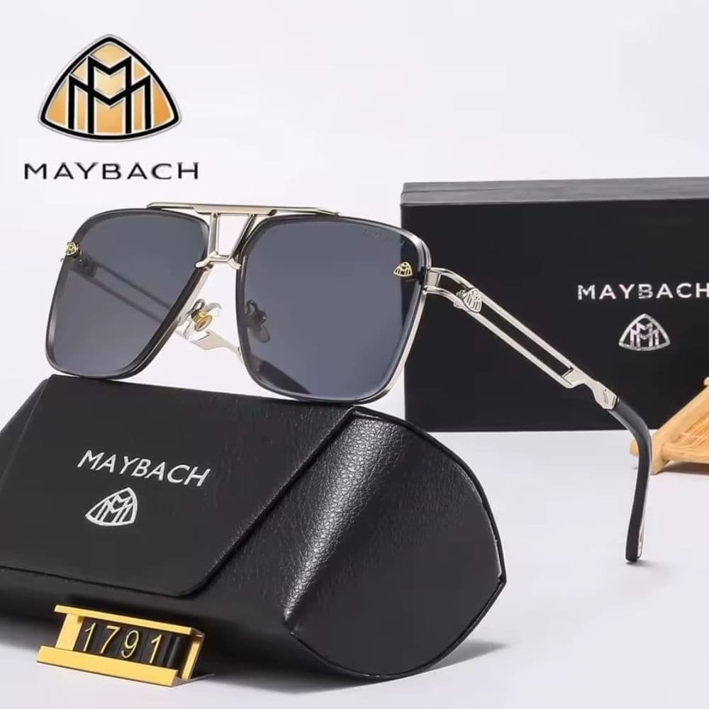 GAFAS MAYBACH GRIS OSCURO Y PLATA