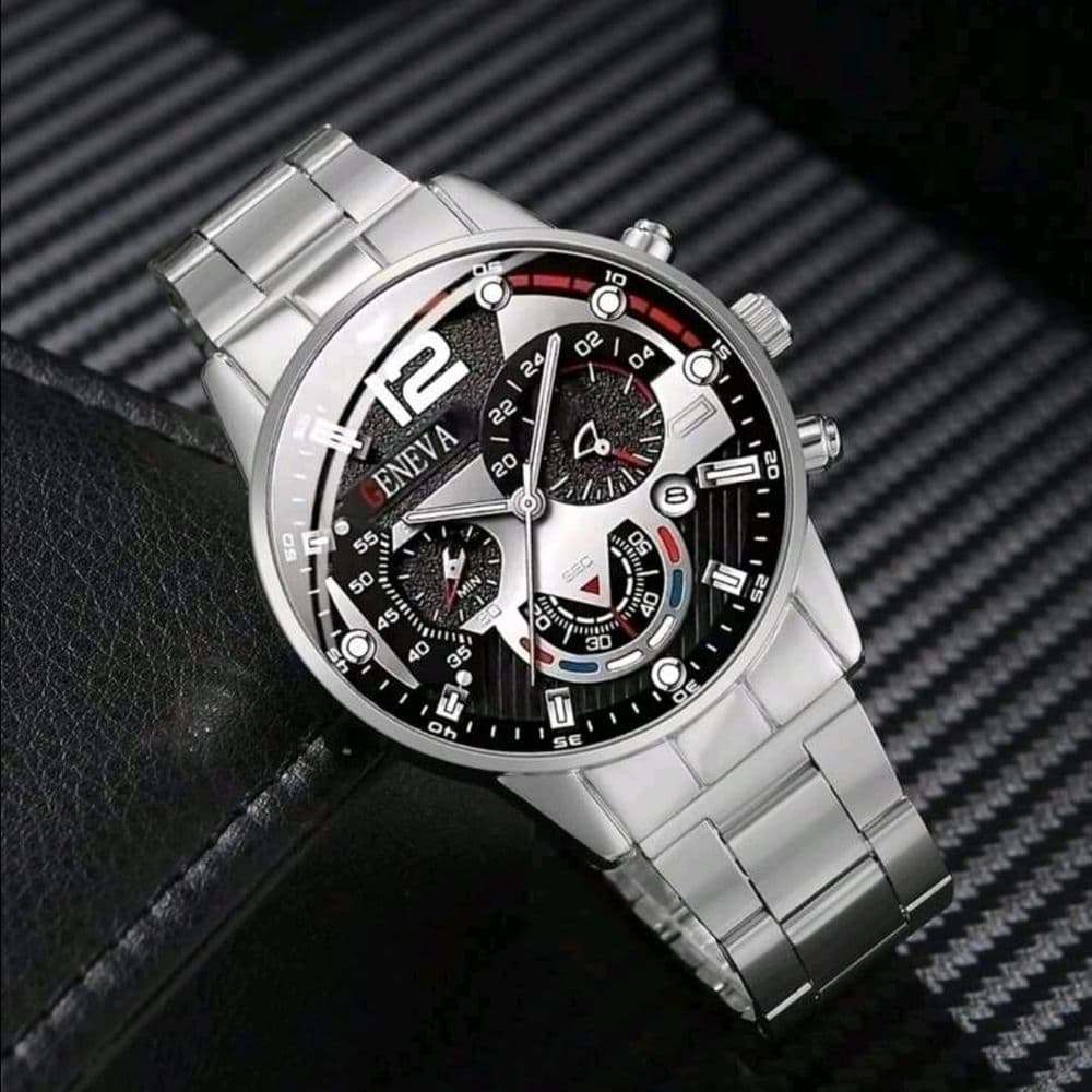SET DE RELOJ ACERO INOX GENEVA