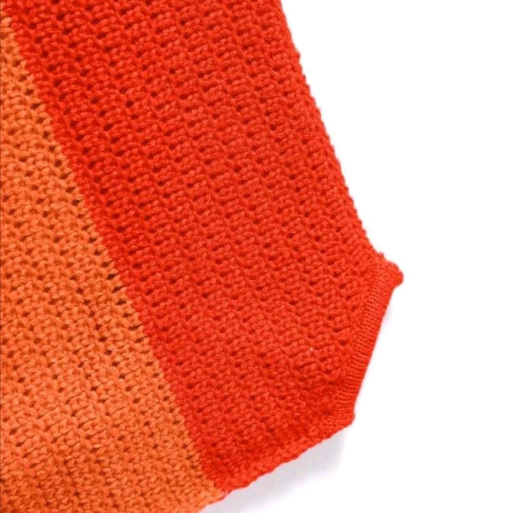 TOP TEJIDO NARANJA TALLE P