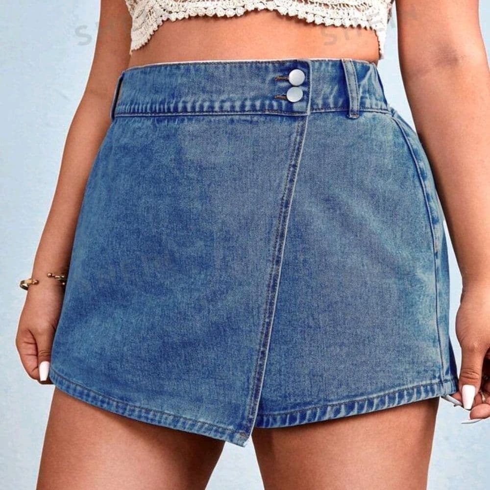 Skort de jeans TALLE 1XL