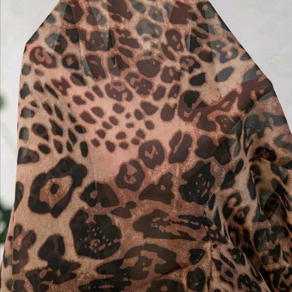 MAXI BLUSA LARGA LEOPARDO 2XL