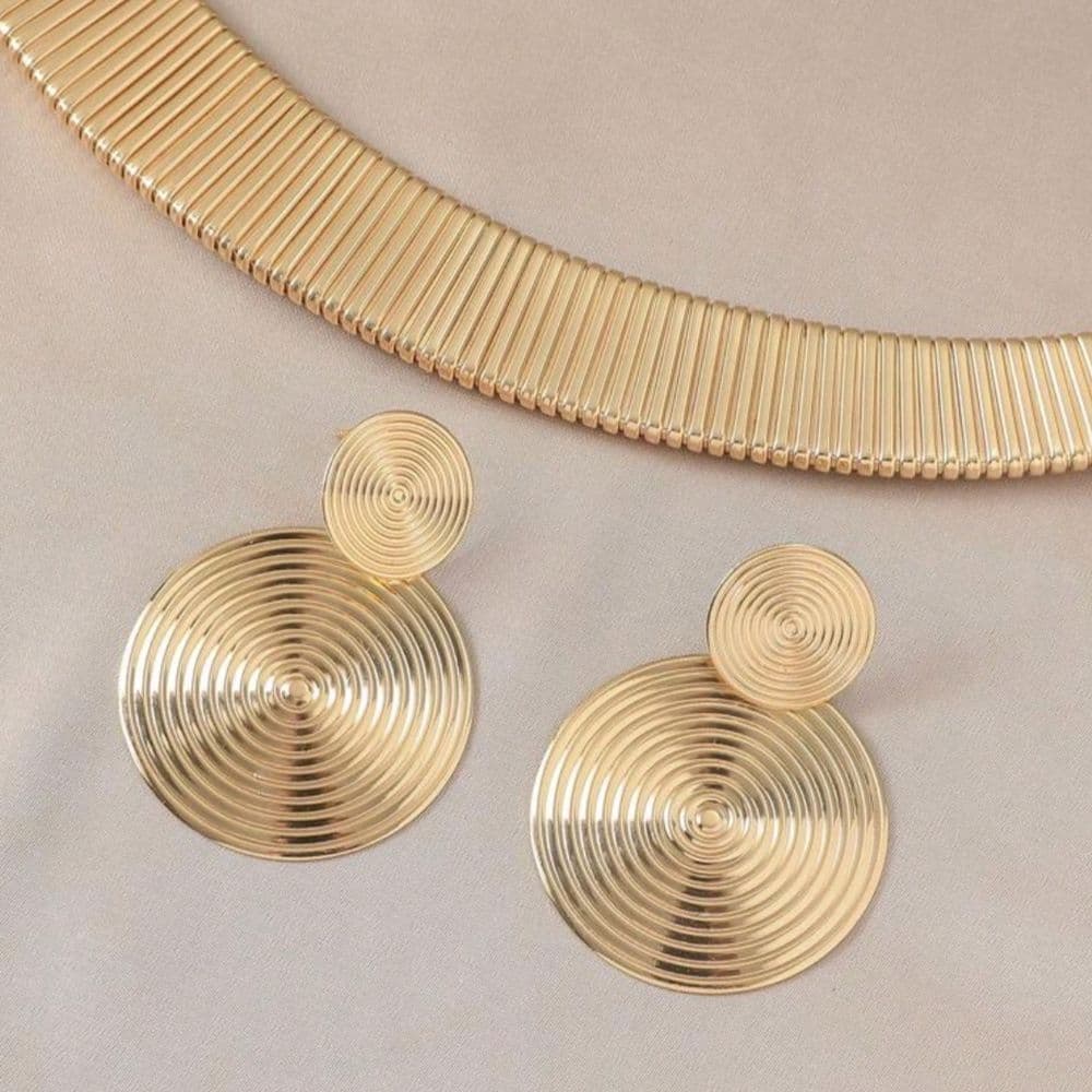 Set de 3 piezas dorado