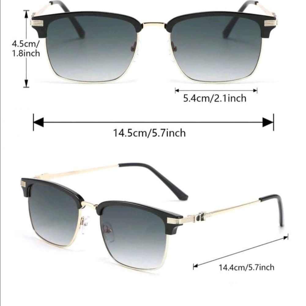 GAFAS CLUBMASTER O BROWLINE GRIS DEGRADADO